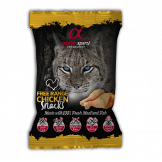 Alpha Spirit ласощі для котів 50 г (кубики з курки)1