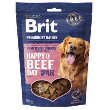 Brit Premium Semi-moist Snacks ласощі для собак 180 г (ялович...