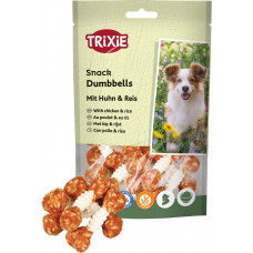 Trixie TX-31342 Denta Fun Dumbbell 100г/6шт-жувальні гантелі з куркою і рисом1