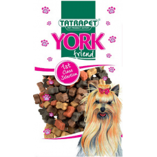 Tatrapet York ласощі для собак 70г (снеки-мікс з куркою, яловичиною, ягням, рибою)1