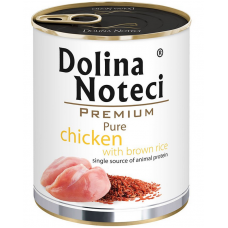 Dolina Noteci Premium Pure консерва для собак 800 г (з куркою та коричневим рисом)1
