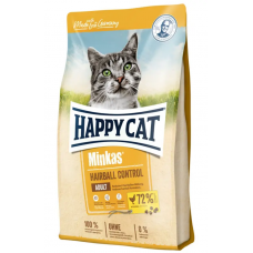Happy Cat Minkas Hairball Control 1,5кг - сухий корм для дорослих кішок з птахом1