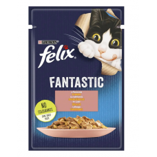 Felix Fantastic - паучі для котів 85г * 26 шт (лосось в желе)...