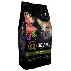 Savory All Breed Sterilised rich in Fresh Turkey корм зі свіжим м'ясом індички для стерилізованих собак 12 кг1