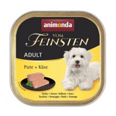 Animonda Vom Feinsten консерва для собак 150 г (індичка та сир)1