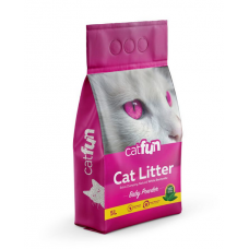 Catfun наповнювач бентонітовий 5 л (з ароматом дитячої присип...