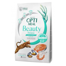 Optimeal Fitness Beauty Sterilised беззерновой корм для стерилізованих котів 4 кг1