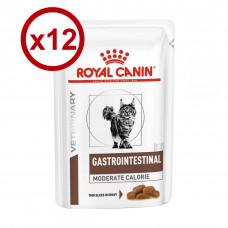 Royal Canin Gastrointestinal Moderate Calorie 85гр*12шт паучи для кішок (при розладах травлення)1