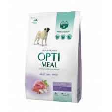 Optimeal Small Adult Dog 4кг- корм для собак дрібних порід з качкою1