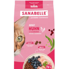 Bosch Sanabelle Adult корм з куркою та чорницею для кішок 400...