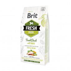 Brit Fresh Duck With Millet 12 кг корм для собак з качкою і пшоном 1
