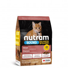 S1 Nutram Sound Balanced Wellness Kitten 0,4г - корм для кошенят1