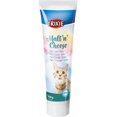 Trixie TX-42738 Malt'n'Cheese Anti-Hairball 100г паста для кішок шерстевиводящая з біотином1