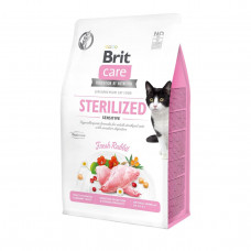 Brit Care Sterilized Sensitive 300г (на вес) корм для стерилизованных кошек (кролик)1
