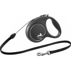 Flexi Black Design S поводок-рулетка (5м, до 12кг, трос)1