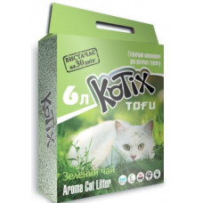 Kotix Тофу Green tea 2,5 кг (6 л) наповнювач для котячого туалету (зелений чай)1