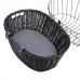 Trixie TX-2818 корзина для велосипеда з сіткою, 50х41х35см, чорний3
