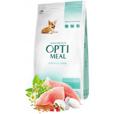 Optimeal Puppy All Breed 4кг- корм для цуценят з індичкою1