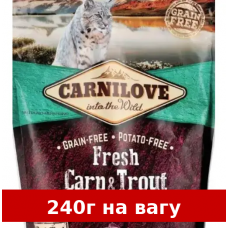 Carnilove Fresh Carp and Trout Sterilised 240г на вагу ( з ри...