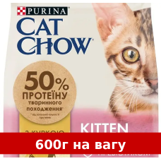 Cat Chow Kitten 600г (на вагу) корм для кошенят з куркою...