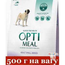 Optimeal Small Adult Dog 500г (на вагу) корм для собак дрібних порід з качкою1