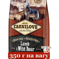 Carnilove Lamb & Wild Boar 350г для собак (ягненок 25% и кабан 30%)1