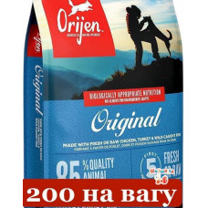 Orijen Original Dog 200г — корм для собак і цуценят усіх порід (85% м'яса)1