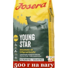 Josera Young Star 0,5 кг (на вагу) - беззерновий корм для цуценят середніх і великих порід від 8 тижнів1