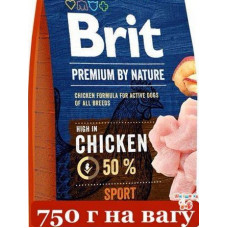 Brit Premium Sport 0,75кг (на вагу) корм для собак з високою активністю1