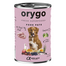 Orygo Pork консерва для собак 400г (паштет зі свининою та бро...