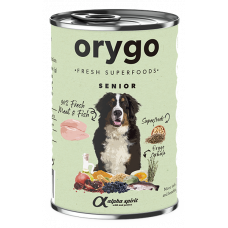 Orygo Senior консерва для собак 400г (паштет з куркою та бобо...