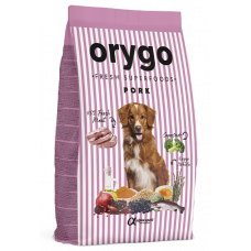 Orygo Pork напіввологий корм для собак зі свининою та броколі 8 кг1