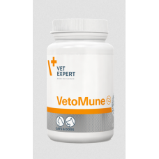 VetExpert VetoMune 60табл Добавка для підтримки імунітету у собак і кішок (58600)1