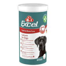 8in1 Excel Calcium Teeth & Bone Care вітаміни з кальцієм для собак 1700таб1