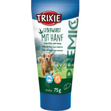 Trixie TX-31846 паштет для собак 75г (ковбаса з конопляною олією)1
