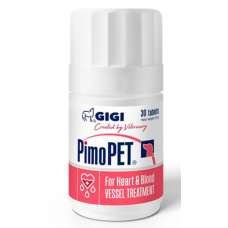 GiGi PimoPET препарат для лікування серцевої недостатності у собак 2,5 мг 30 таб1