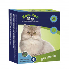 ZOO-ZOO вітамінізовані ласощі для кішок 90 таб (морські водорості)1