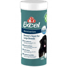 8in1 Excel Brewer's Yeast for large breed-Ексель Пивні дріжджі, для собак великих порід 80таб1