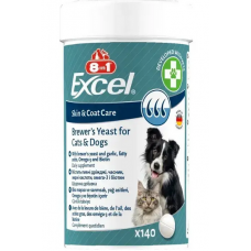 8in1 Excel Brewer's Yeast Пивні дріжджі для собак і кішок 140таб1