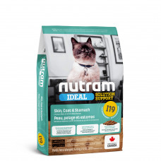 I19 Nutram Ideal 0,3 кг (на вагу) - корм для кішок із проблемами шкіри, шерсті та травлення1