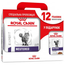 Royal Canin Neutered Satiety Balance 3,5кг + 12 паучів - корм для стерилізованих кішок1
