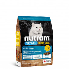 T24 Nutram Total 300 г (на вагу) беззерновой корм для кішок з лососем1
