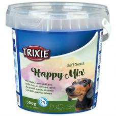 Trixie TX-31495 Happy Mix 500гр суміш ласощів для собак (ягня, лосось, курка)1