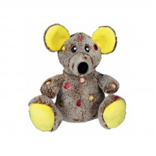 Trixie TX-35861 миша в горошок з пищалки іграшка 17 см для цуценят великих і середніх порід1
