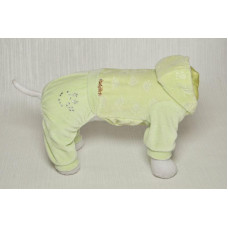 Велюровий костюм "Мімішка" розмір M (28см) салатів Vip Doggy1