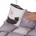 Trixie TX-37074 Матрац Patchwork 45х55см сірий з кішками2