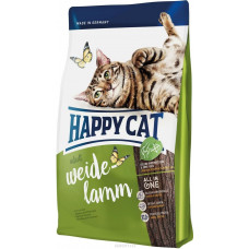 Happy Cat Supreme Weide Lamm 4кг - корм для дорослих кішок з ягням1