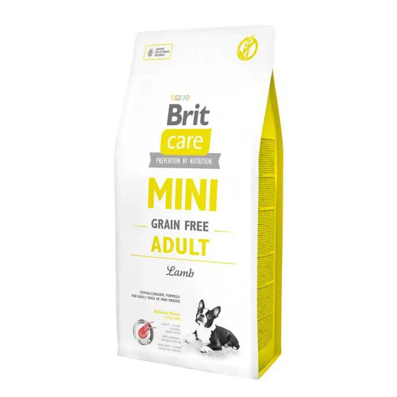 Brit Care Mini Adult Lamb 2кг -беззерновий корм з ягням для дорослих собак малих порід1