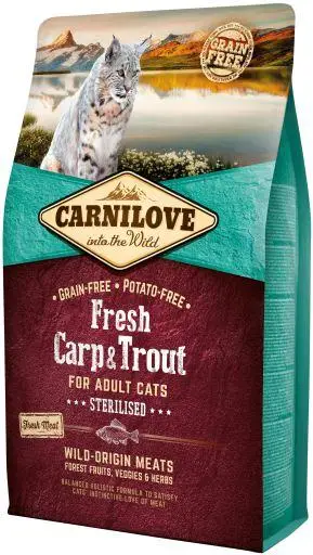 Carnilove Fresh Carp and Trout Sterilised 250г на вагу ( з рибою 71 % )1