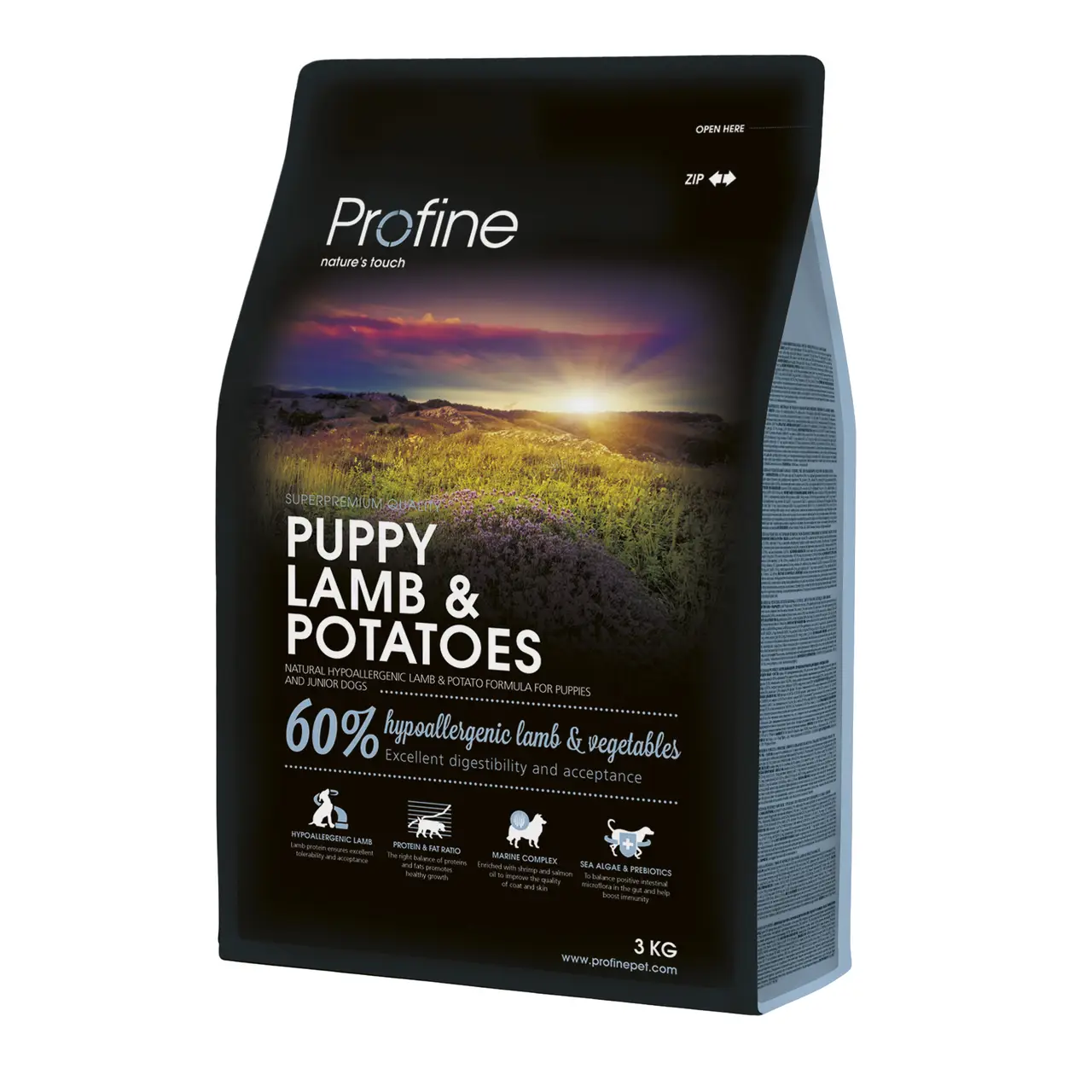 Profine Puppy Lamb and Potatoes 750г для щенков (ягненок 37%)1